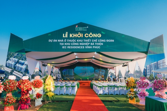 KHỞI CÔNG DỰ ÁN NHÀ Ở THUỘC KHU THIẾT CHẾ CÔNG ĐOÀN TẠI KHU CÔNG NGHIỆP BÁ THIỆN (PHÚ THỌ)