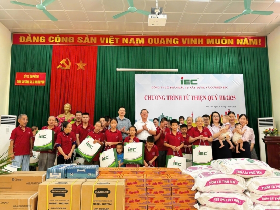IEC Corp lan tỏa yêu thương tại Trung tâm Công tác Xã hội Vĩnh Phúc