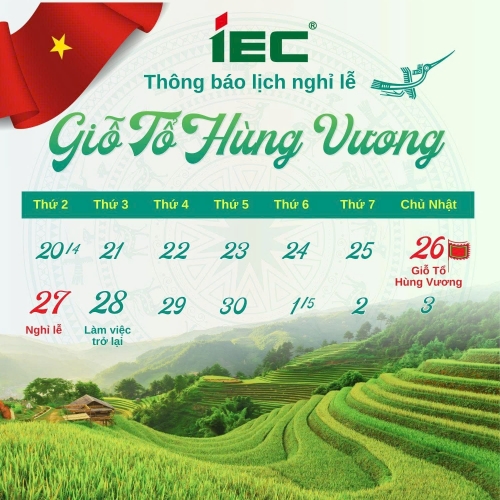 THÔNG BÁO NGHỈ LỄ NGÀY GIỖ TỔ HÙNG VƯƠNG 10/3 ÂM LỊCH