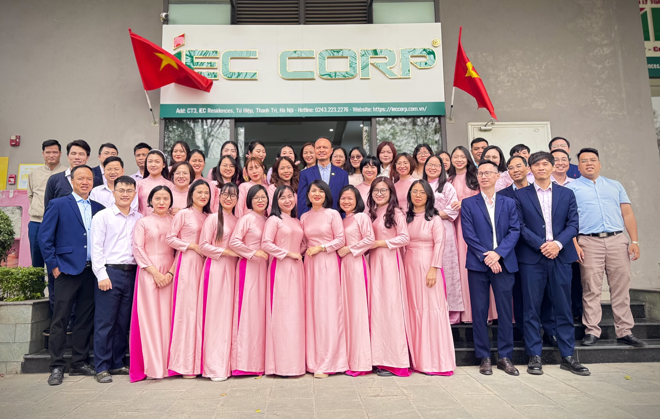 CHÚC MỪNG NGÀY QUỐC TẾ PHỤ NỮ 8/3 – IEC CORP ĐỒNG HÀNH BỨT PHÁ, TỎA SÁNG KHÁT VỌNG